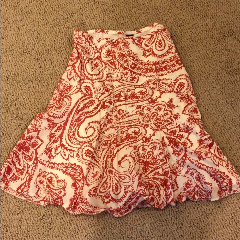 Gap Pink and Cream skirt